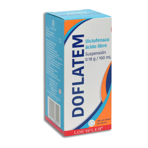 DOFLATEM DICLOFENACO SUSP 0 18G 100ML 7502211784241 Distribuidora DISA