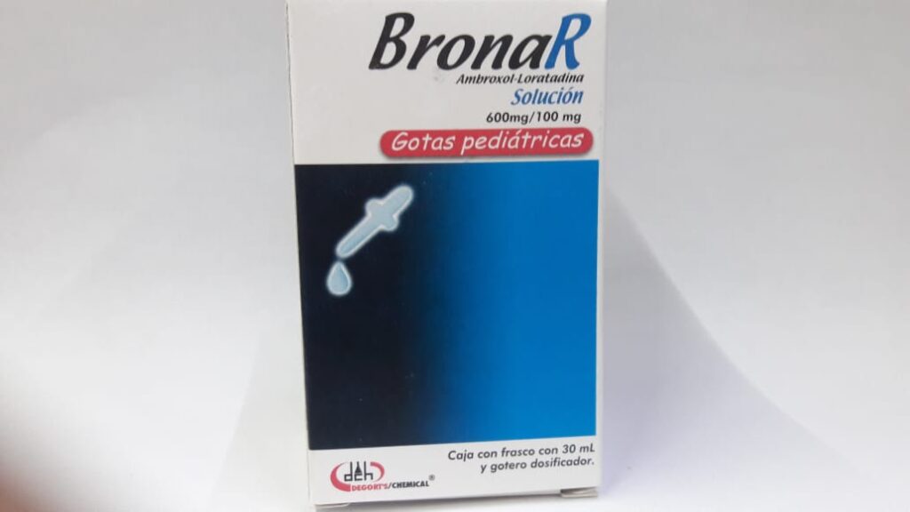 BRONAR AMBROXOL LORATADINA PEDIATRICA 7501825301578 Distribuidora DISA