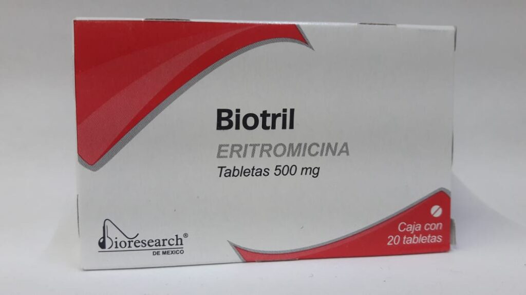 Biotril Eritromicina Mg C Tabs Distribuidora Disa