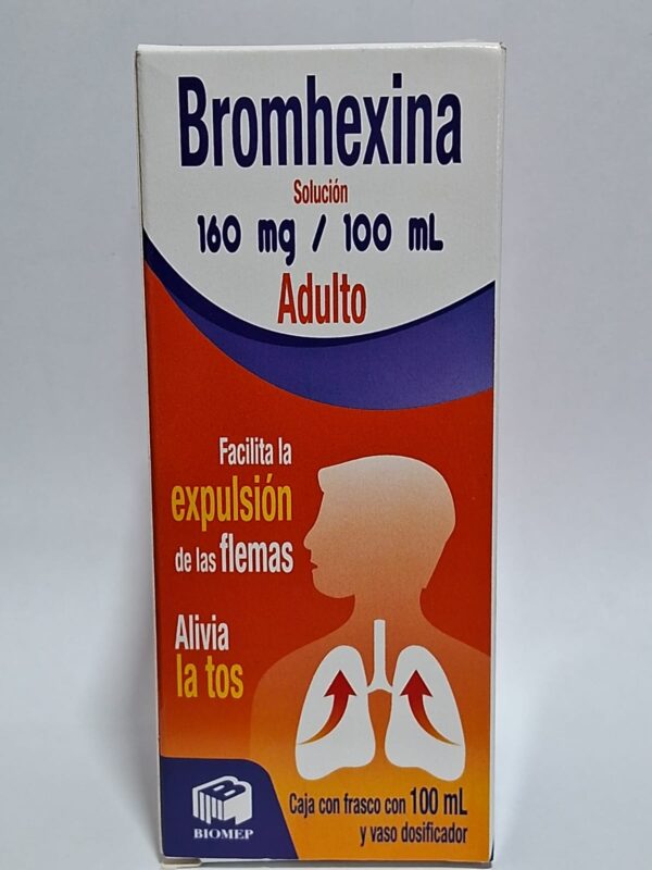 BROMHEXINA BIOMEP SOLUCION ADULTO 160MG/100ML 7501573903260 ...